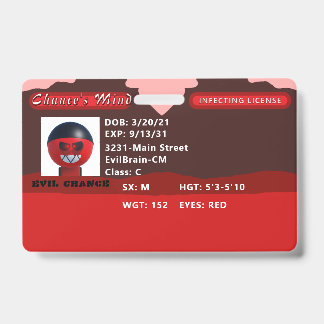 Evil Chance's Infecting License ID Badge
