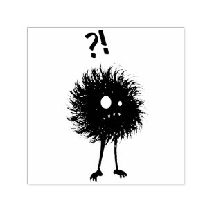 Evil Character Wondering Dark Gothic Self-inking Stamp