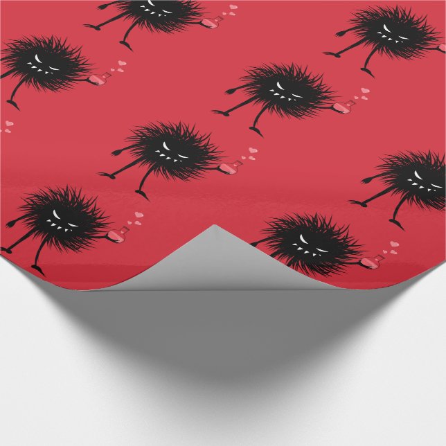 Evil Chemistry Character Love Potion Wrapping Paper (Corner)