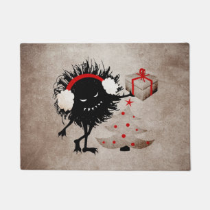 Evil Christmas Bug - Tree And Present Doormat