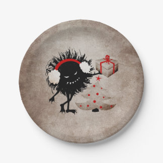 Evil Christmas Character Creepy Cute Paper Plate