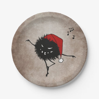 Evil Christmas Character Creepy Cute Paper Plate