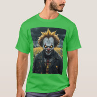 evil clown a corn field monster dark horror scary