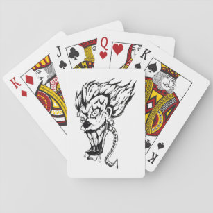 Evil clown Bicycle® Poker Playing Cards