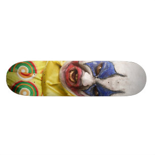 evil clown skateboard