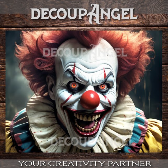 Evil Clown Smirk Tissue Paper (Creator Uploaded)