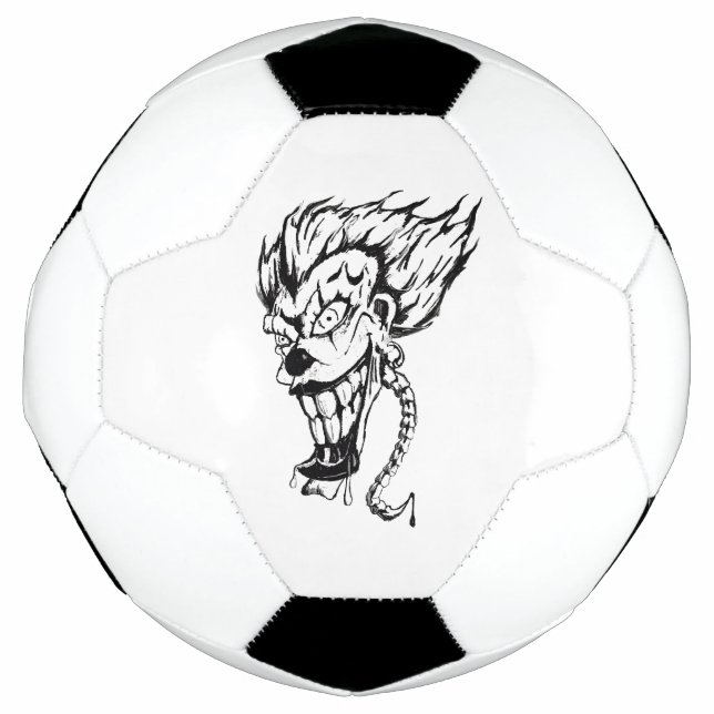 Evil clown Soccer ball (Front)