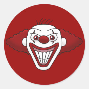 Evil Clown Stickers