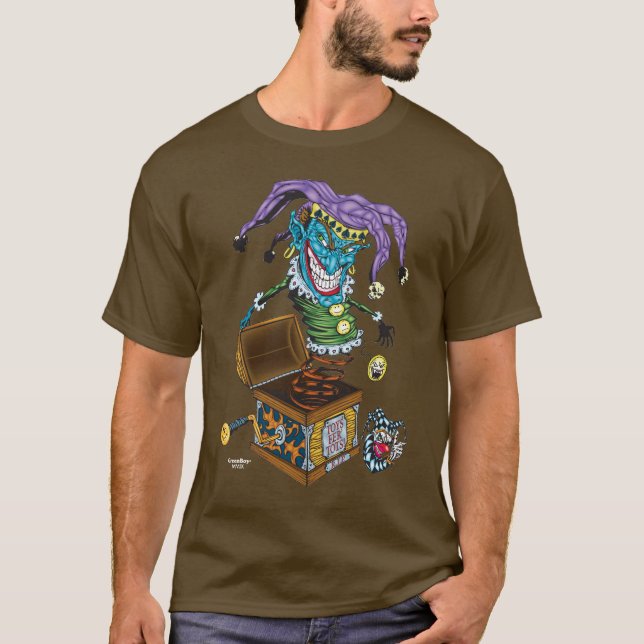 Evil Clown T Shirt - Jack in the Box II (Front)