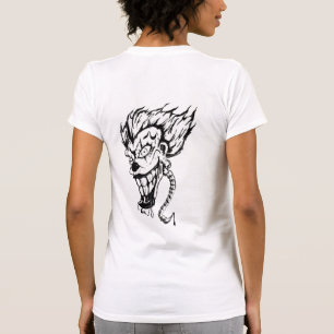 Evil clown Women's Bella Canvas Fine Jersey T- T-Shirt