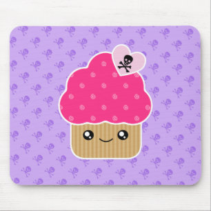 Evil Cute Cupcake Of Death Kawaii Mousepad