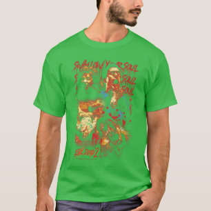 Evil Dead 2 Swallow Your Soul Collage Horror Movie T-Shirt