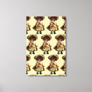 EVIL DORA  DOLL, haunted doll product scary art Canvas Print