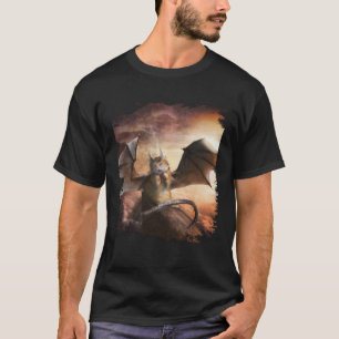Evil Dragon Kitty Cat T-Shirt
