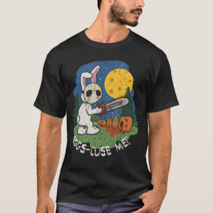 Evil Easter Bunny Funny Vintage Design Horrorshirt T-Shirt