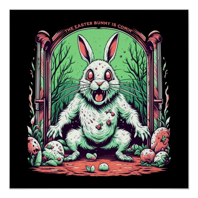 Evil Easter Bunny Horror  Poster (Front)