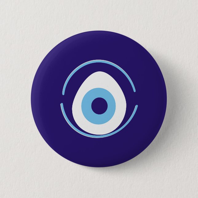 Evil Eye 6 Cm Round Badge (Front)
