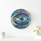 Evil Eye Amulet Agate and gold