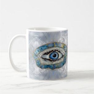 Evil Eye Amulet Geodes and Crystals Coffee Mug