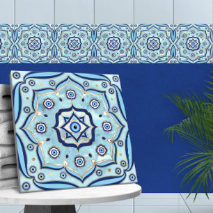 Evil Eye Amulet Mandala Ornament Tile