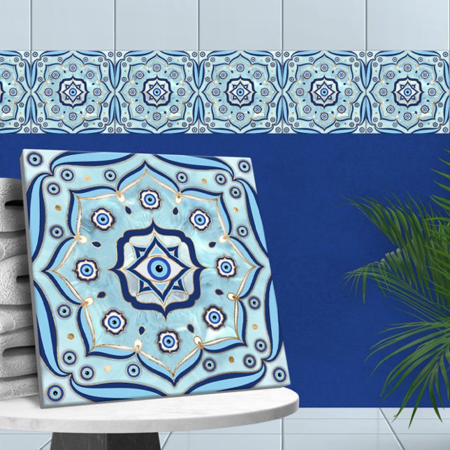 Evil Eye Amulet Mandala Ornament Tile (Creator Uploaded)