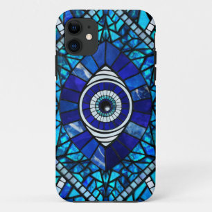 Evil Eye Amulet Mosaic Art iPhone 11 Case