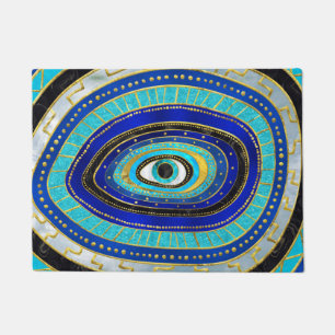Evil Eye Amulet Ornament Doormat