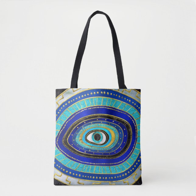 Evil Eye Amulet Ornament Tote Bag (Front)