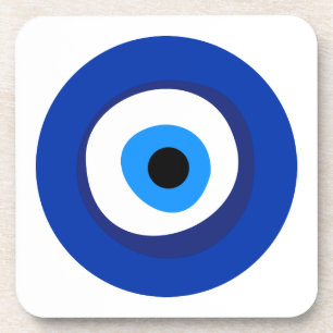 evil eye ancient symbol antiquity talisman superst coaster