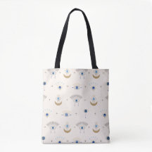 Evil Eye and Third Eye Tote Bag