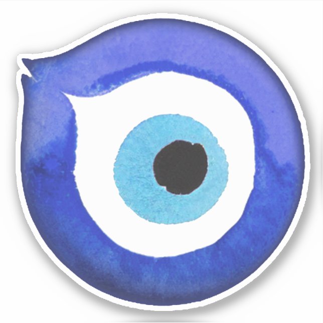 Evil Eye Car Sticker - Ward off Evil Eye (Front)
