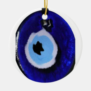 EVIL EYE CHARM BY LIZ LOZ CERAMIC TREE DECORATION