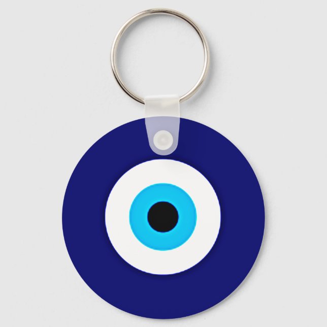 Evil Eye Charm Key Ring (Front)