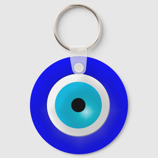 Evil Eye Charm Key Ring (Front)