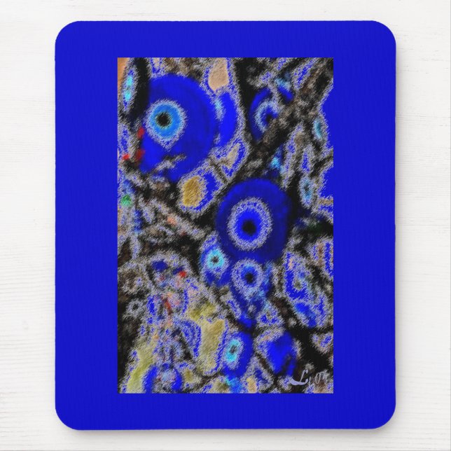 EVIL EYE CHARMS MOUSE MAT (Front)