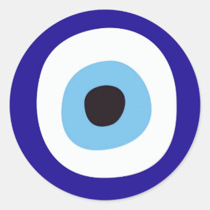 Evil Eye Classic Round Sticker