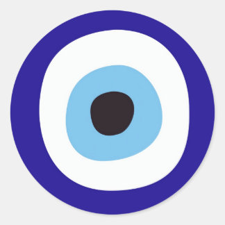 Evil Eye Classic Round Sticker