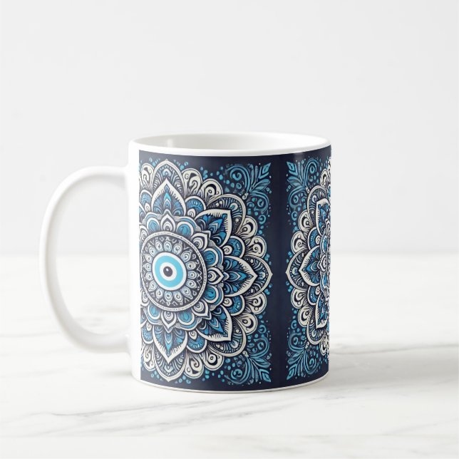 Evil eye coffee mug (Left)
