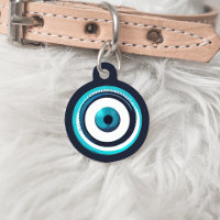 Evil Eye Dog Collar Charm - Dog Necklace Pendant