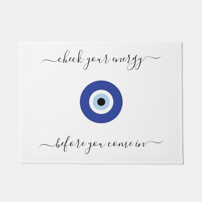 Evil Eye Doormat (Front)