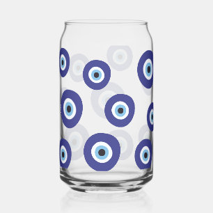 Evil Eye Drinkware Set Can Glass
