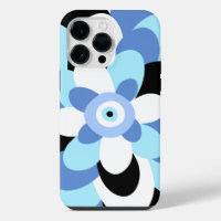 Evil Eye Flowers Soft Blue Greek Amulet Aesthetic