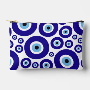Evil Eye, Greek Eye, Turkish Eye, Mati, Your Name Accessory Pouch