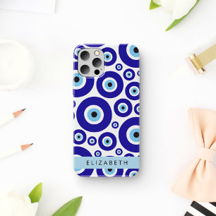 Evil Eye, Greek Eye, Turkish Eye, Mati, Your Name iPhone 12 Pro Case