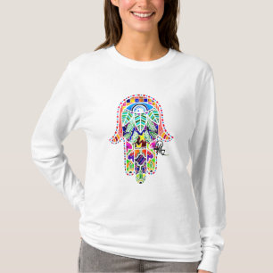 Evil Eye Hamsa Long Sleeve T T-Shirt