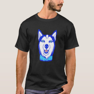 Evil Eye Husky Dog For Greek Talisman Nazar Charm  T-Shirt