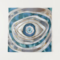 Evil Eye Mineral textures and gold