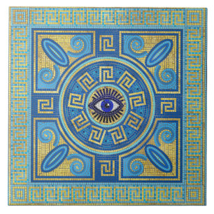 Evil Eye Mosaic Tile ornament