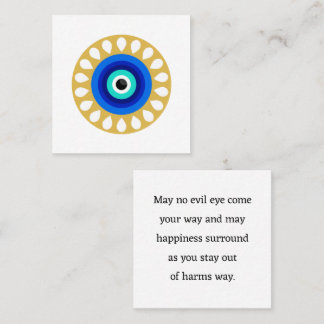 Evil Eye Nazar Good Karma Pass Along Cards