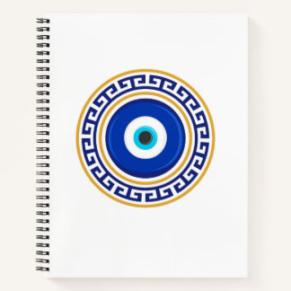 Evil Eye Notebook - Blue Oriental Talisman